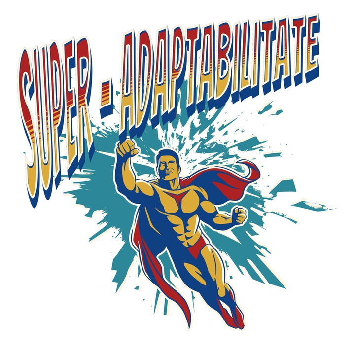 Sticker Super Adaptabilitate, Autoadeziv, Cri-Flo, Marime 25 cm