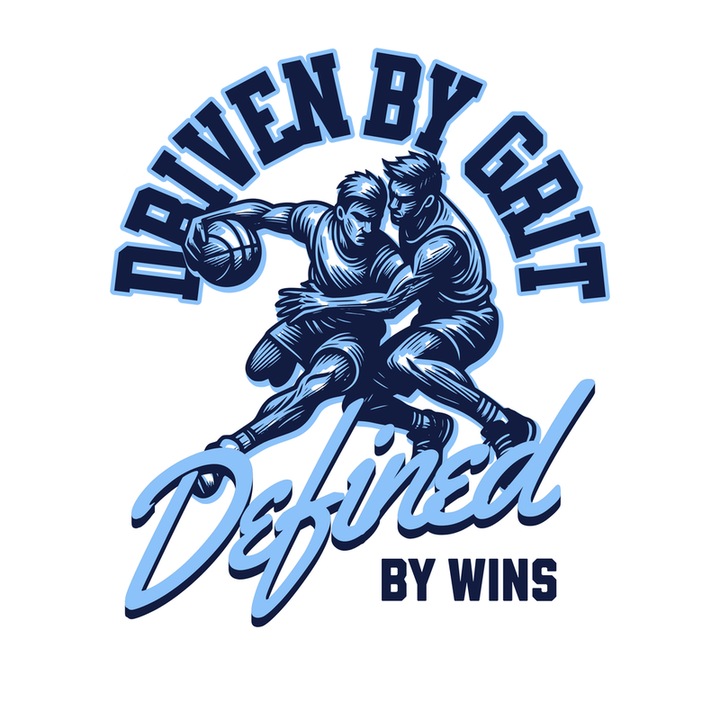 Sticker Defined by grit defined by wins, Autoadeziv, Cri-Flo, Marime 6 cm