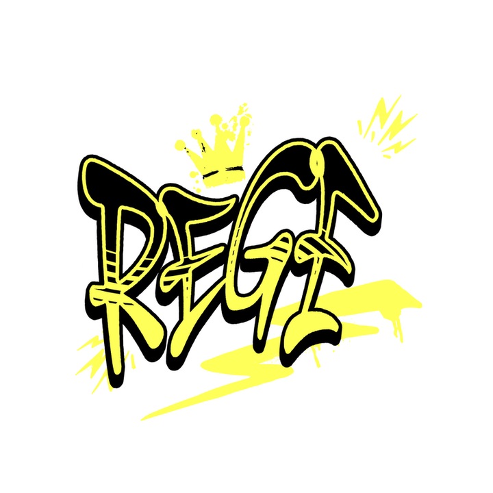 Sticker Rege 2, Autoadeziv, Cri-Flo, Marime 25 cm