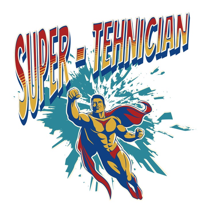 Sticker Super Taur, Autoadeziv, Cri-Flo, Marime 6 cm