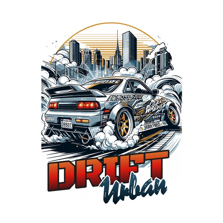 Sticker Drift, Autoadeziv, Cri-Flo, Marime 10 cm